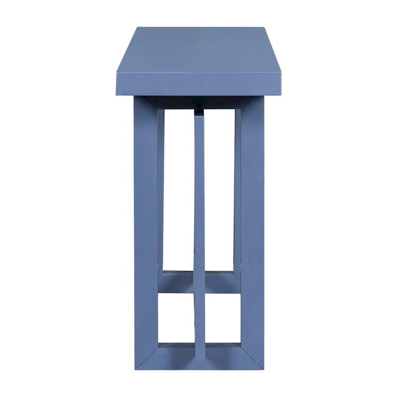 Console Minimaliste avec Plateau Effet Béton