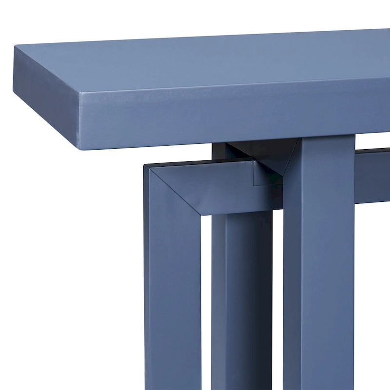 Console Minimaliste avec Plateau Effet Béton
