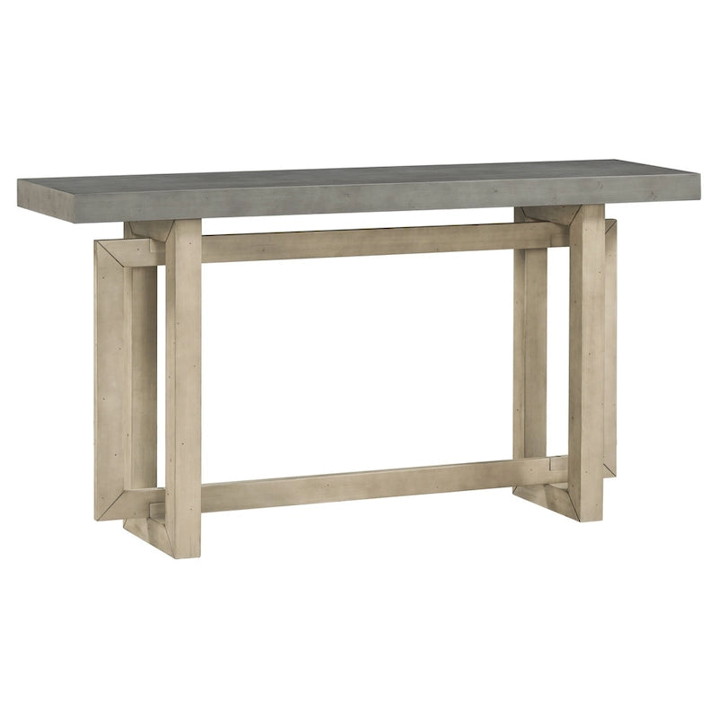 Console Minimaliste avec Plateau Effet Béton