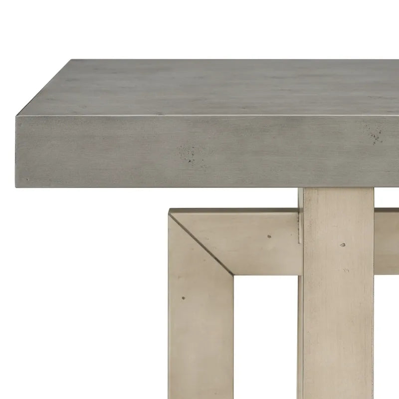 Console Minimaliste avec Plateau Effet Béton