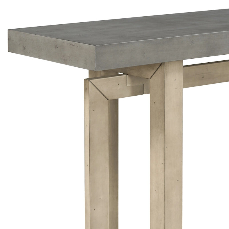 Console Minimaliste avec Plateau Effet Béton