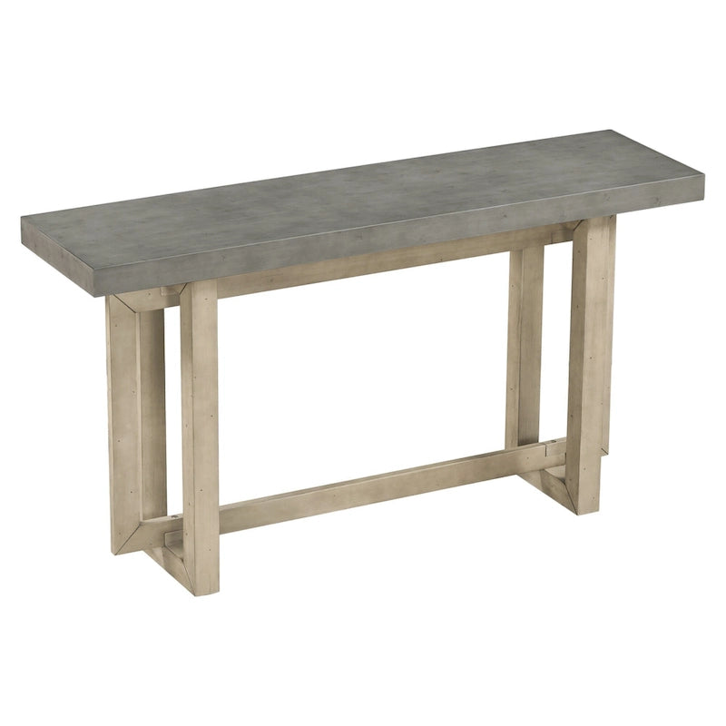 Console Minimaliste avec Plateau Effet Béton