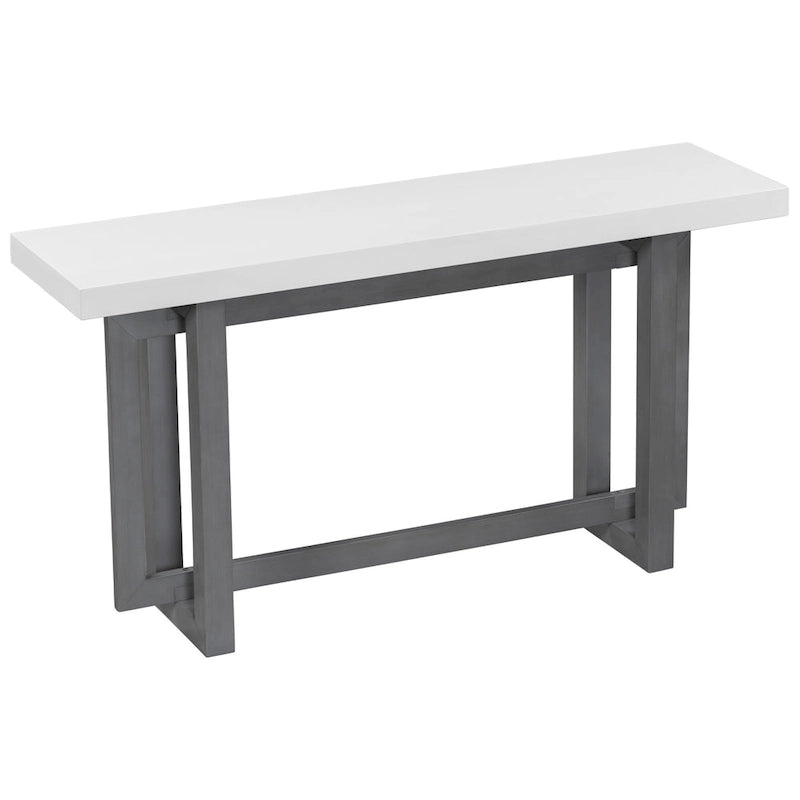 Console Minimaliste avec Plateau Effet Béton