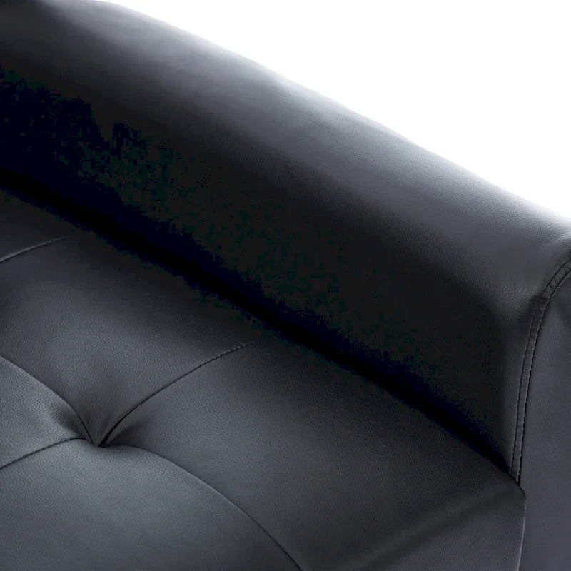 Fauteuil d'appoint capitonné avec pieds en bois massif — 13 coloris