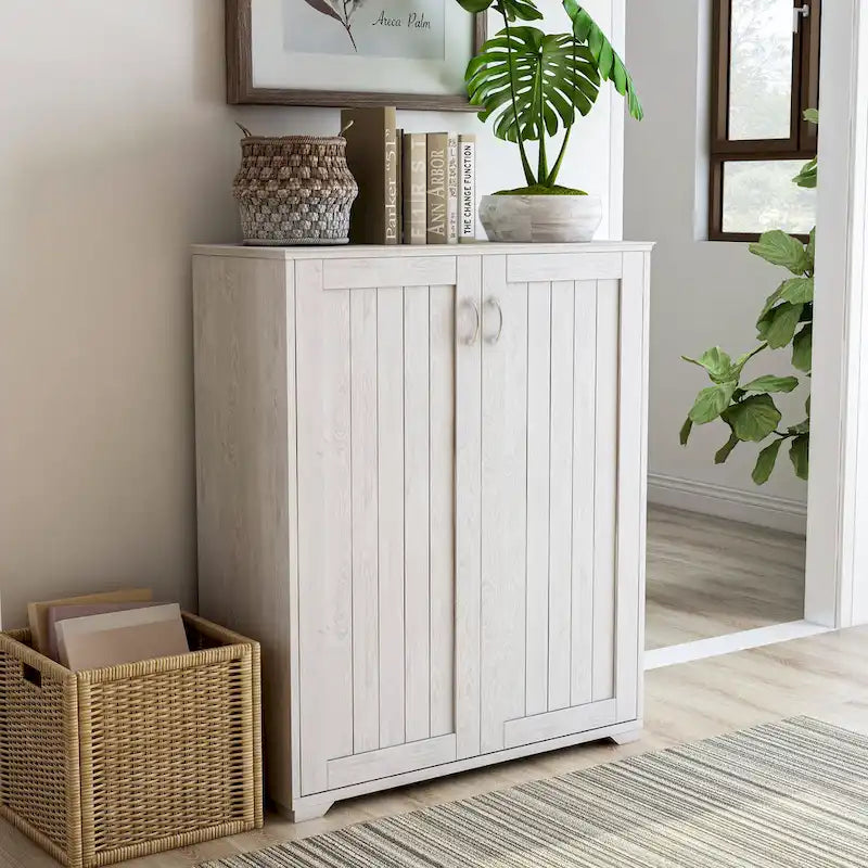 Meuble à chaussures 5 étagères avec double portes