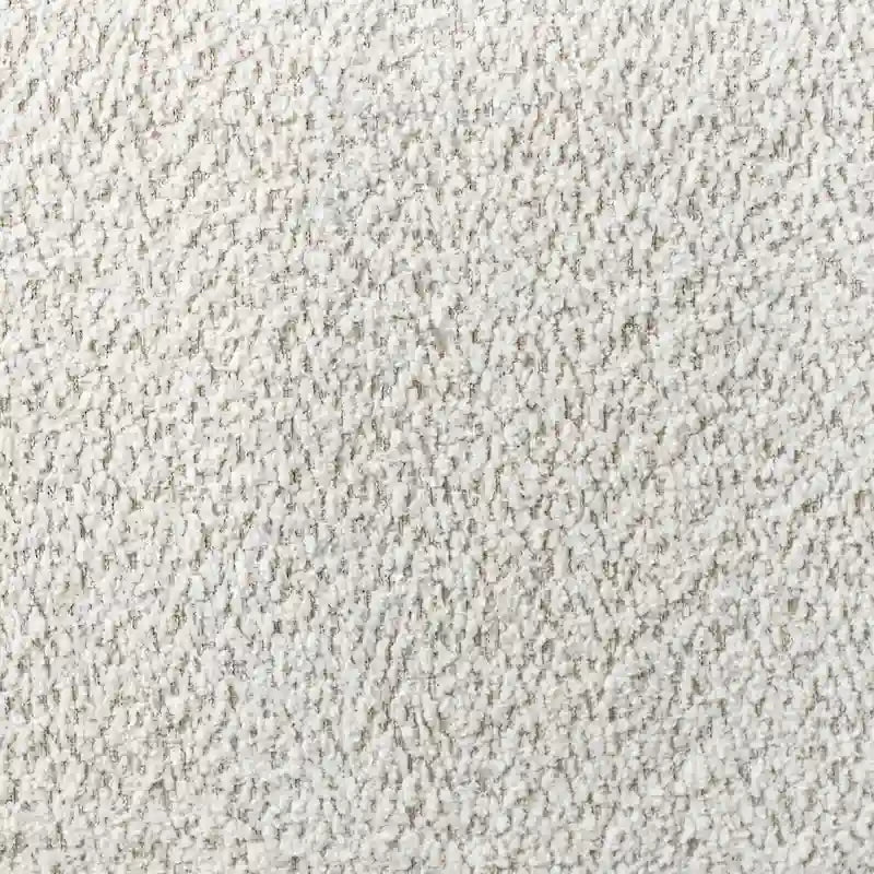 Canapé bouclette à accoudoirs incurvés avec coussin d'assise incurvé et pieds ronds en bois — 3 coloris