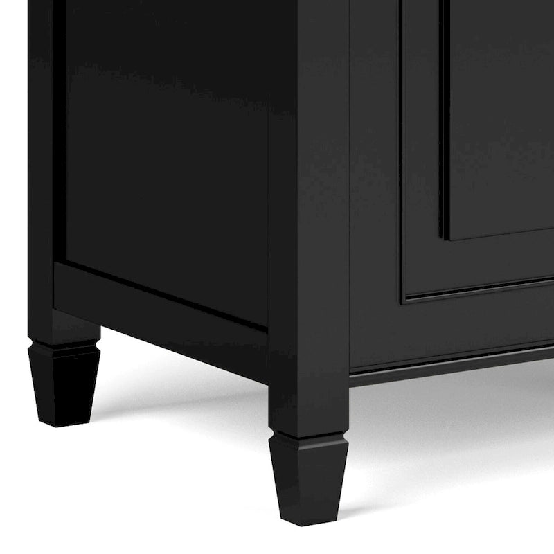 Banc de rangement en bois massif de 130 cm avec couvercle sécurisé pour enfants — 4 couleurs