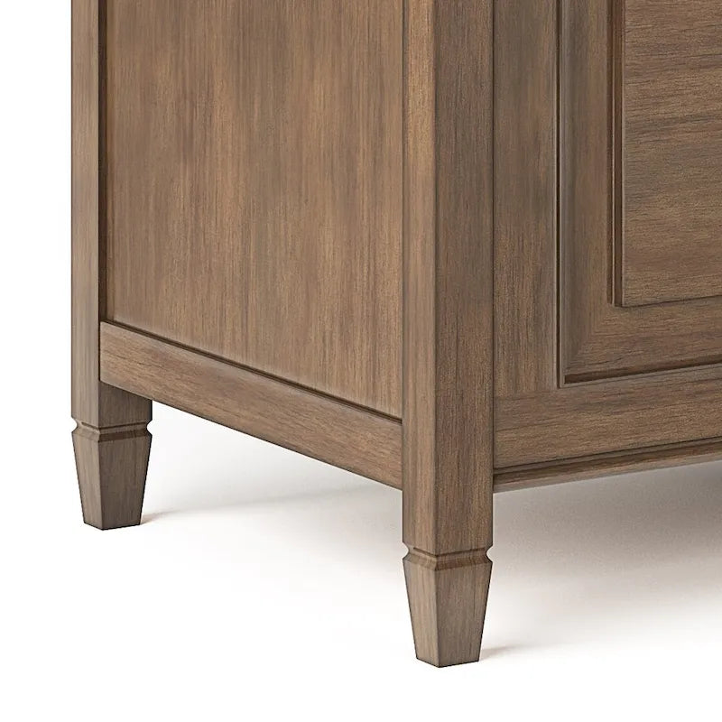 Banc de rangement en bois massif de 130 cm avec couvercle sécurisé pour enfants — 4 couleurs