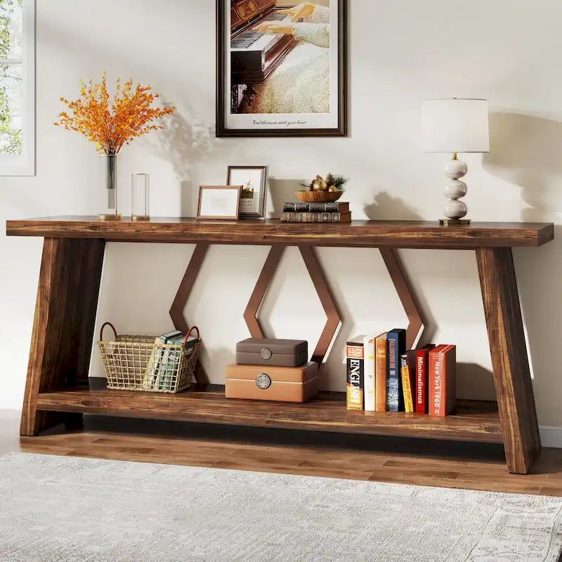 Grande console avec rangement — 180 cm