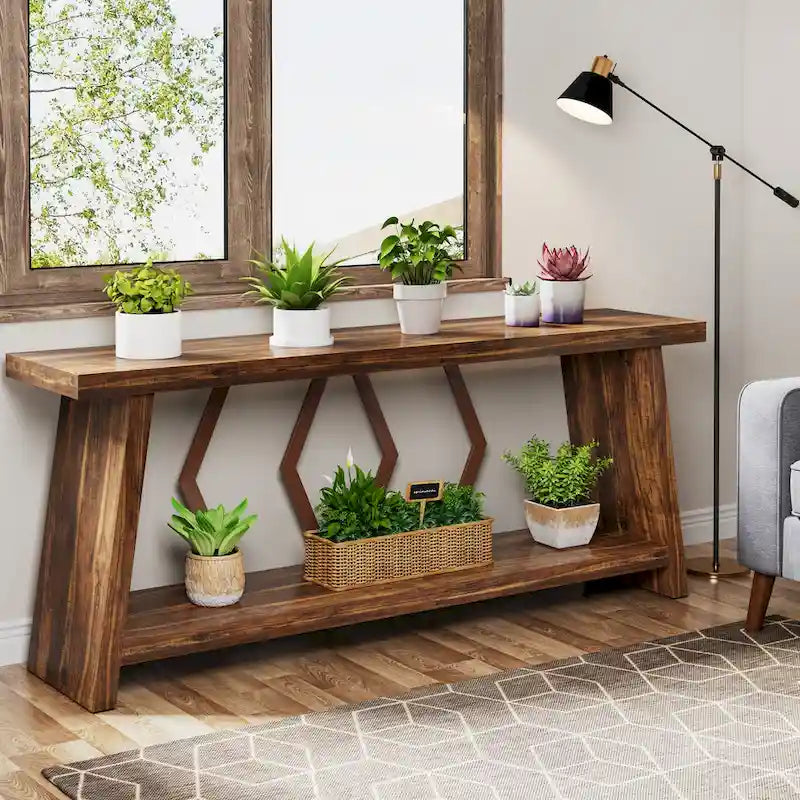 Grande console avec rangement — 180 cm