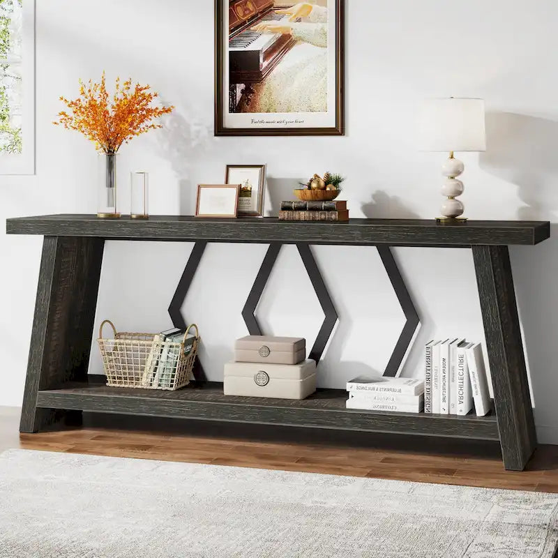 Grande console avec rangement — 180 cm