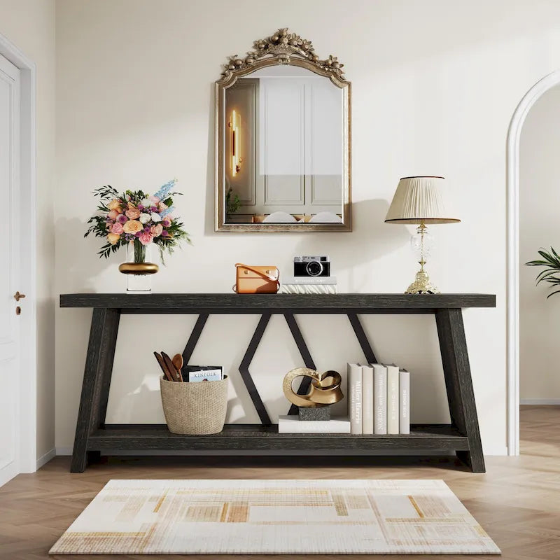 Grande console avec rangement — 180 cm