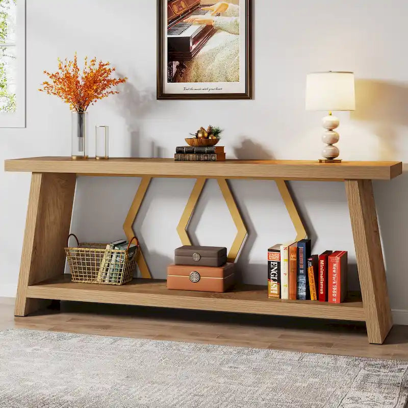 Grande console avec rangement — 180 cm