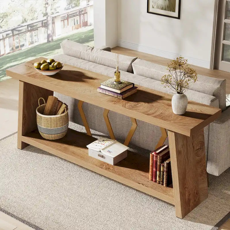 Grande console avec rangement — 180 cm