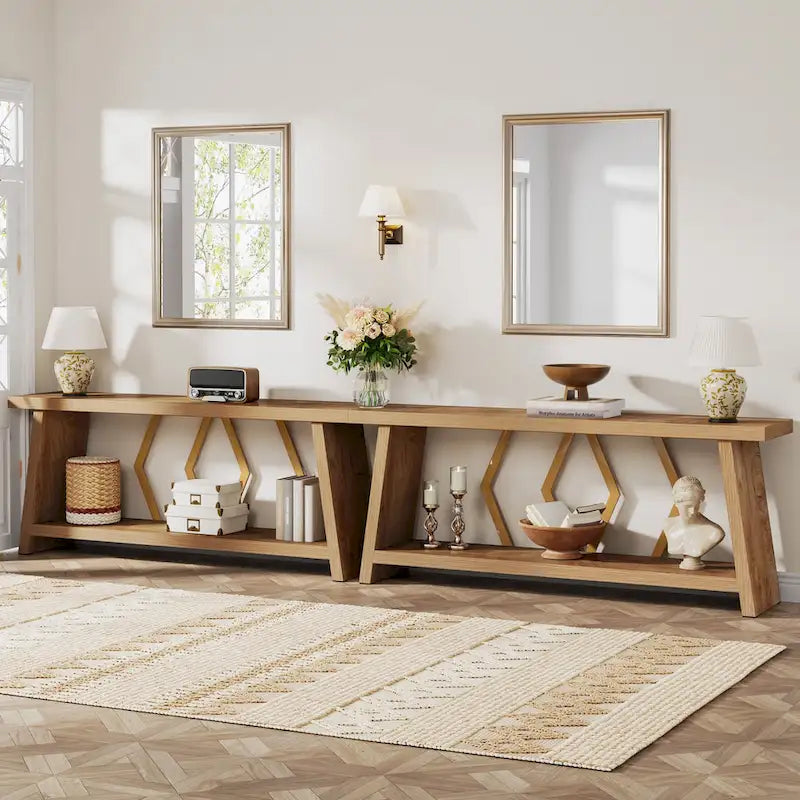 Grande console avec rangement — 180 cm