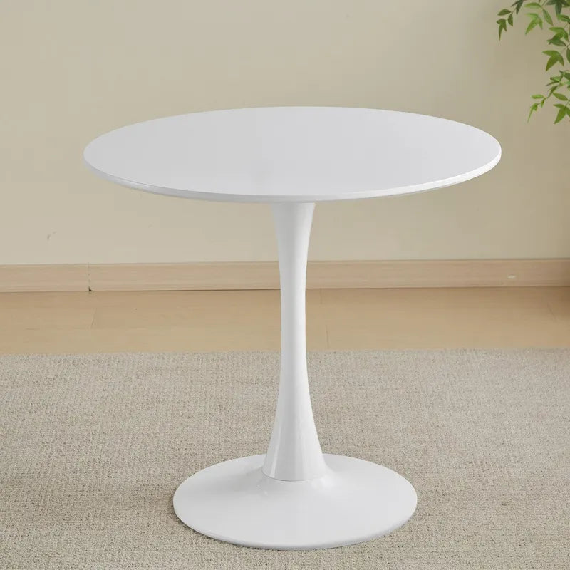 Table à manger ronde sur pied central — 80 cm, 2-4 places