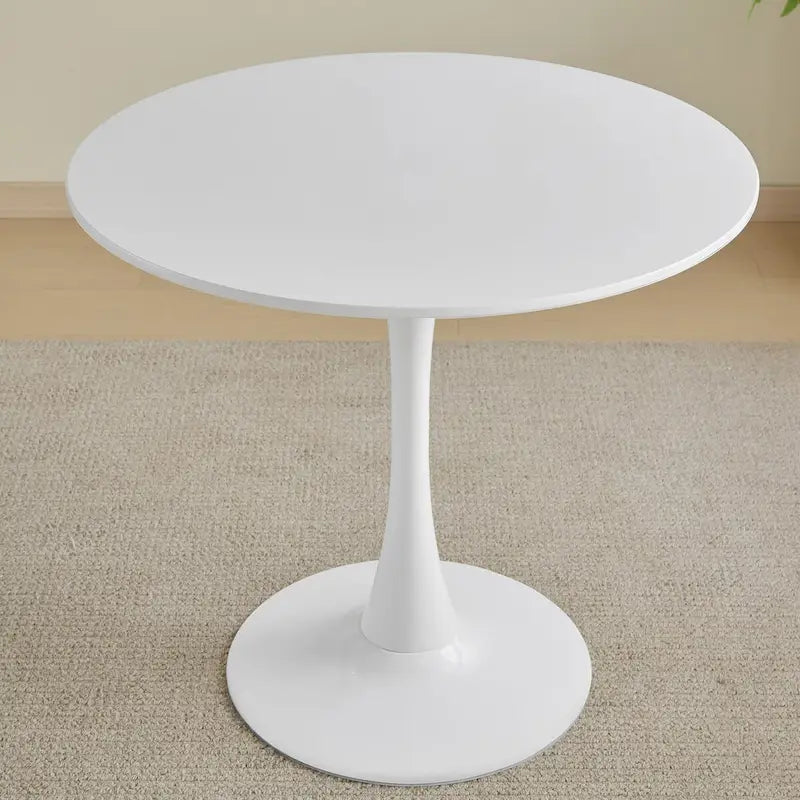 Table à manger ronde sur pied central — 80 cm, 2-4 places