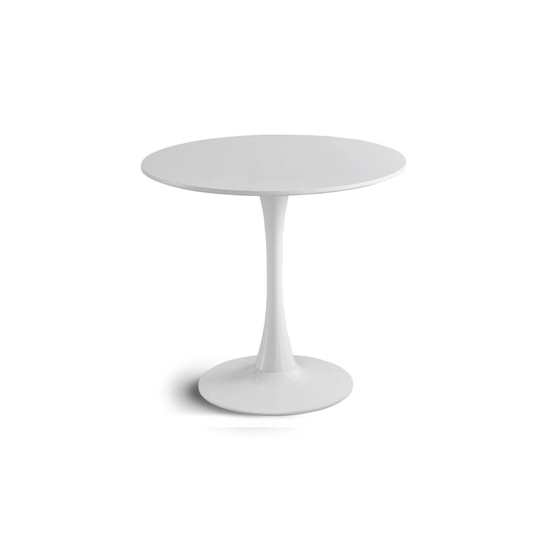 Table à manger ronde sur pied central — 80 cm, 2-4 places