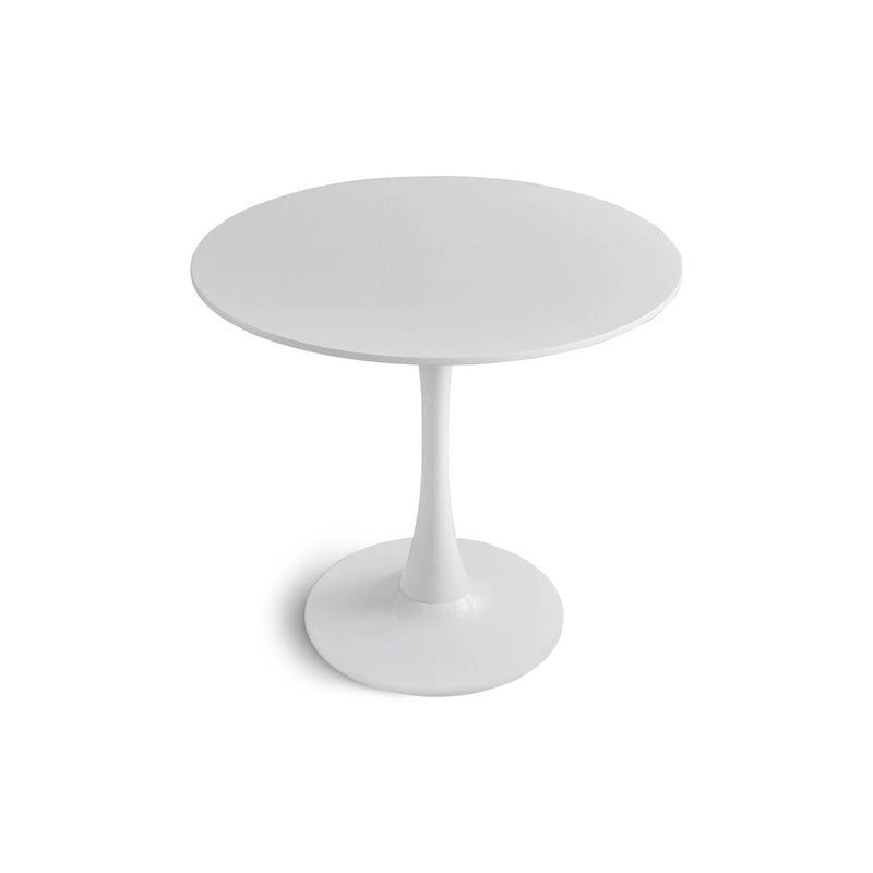 Table à manger ronde sur pied central — 80 cm, 2-4 places