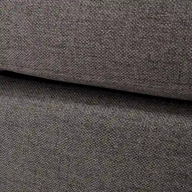 Pouf en tissu avec pieds en bouleau — Repose-pieds ou siège d'appoint